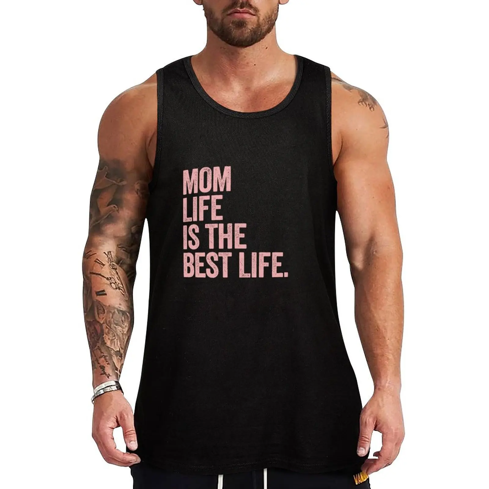 Mom Life is the Best Life Tank Top Casual Print Tank Top Daily Graphic Sleeveless Wear
