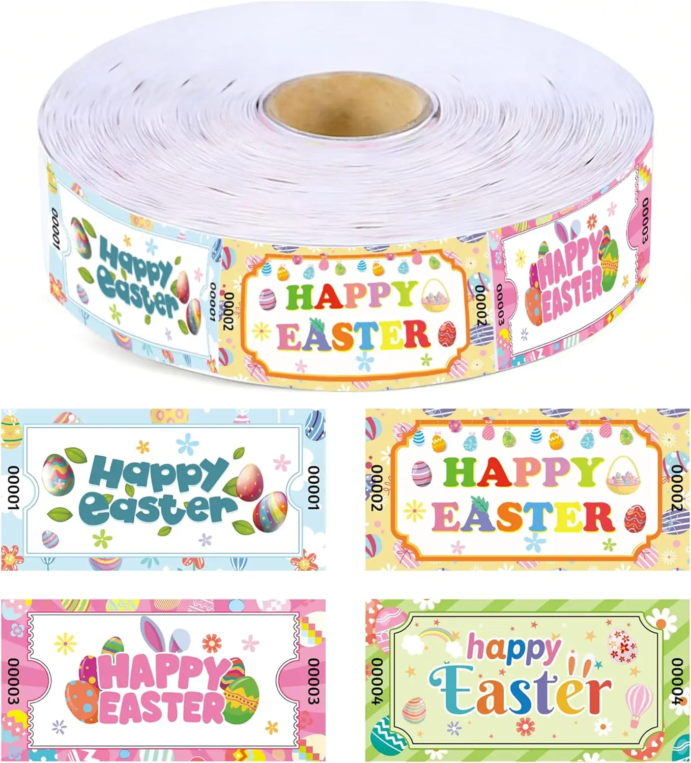 

Билеты для розыгрыша напитков, 2x1 дюйм, 1000 шт., с последовательными номерами, для вечеринок и свадеб