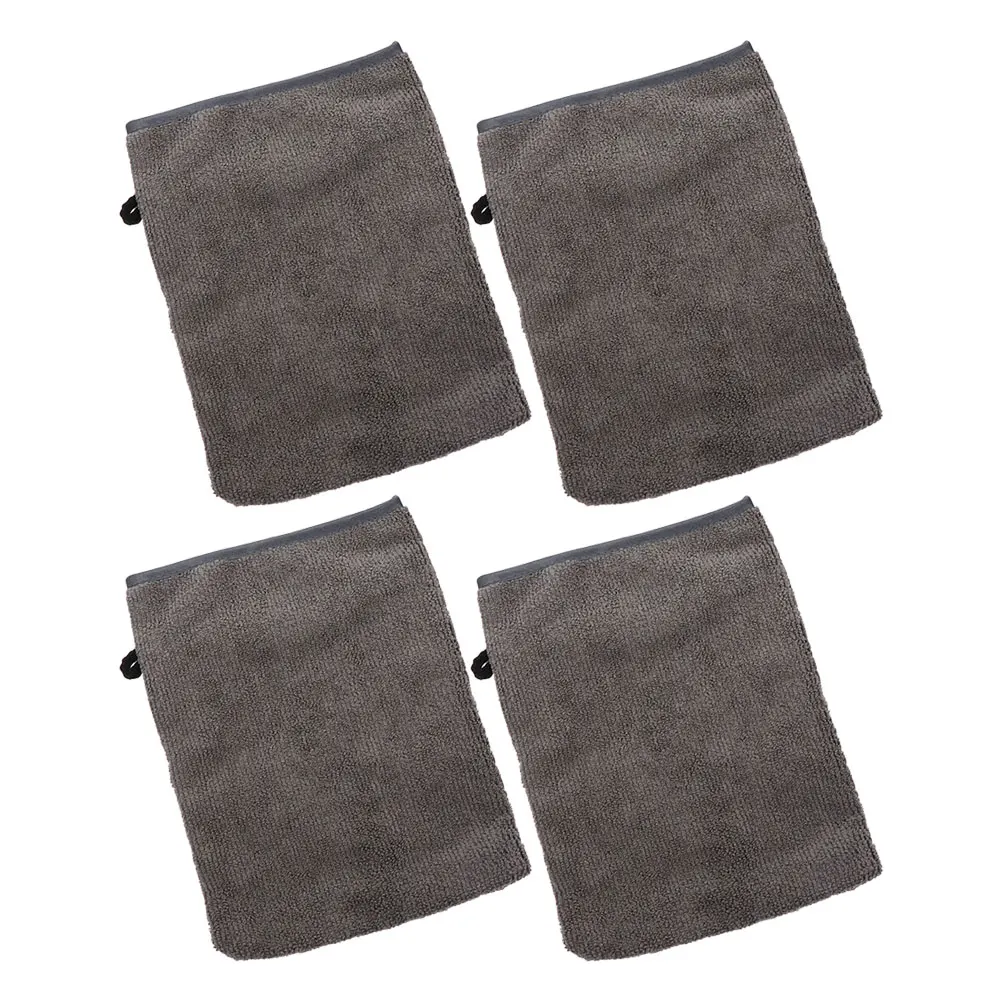 4 個のフェイシャルクリーニンググローブ家庭用フェイスミット再利用可能洗える快適なメイク落としグローブ実用的で便利なフェイス