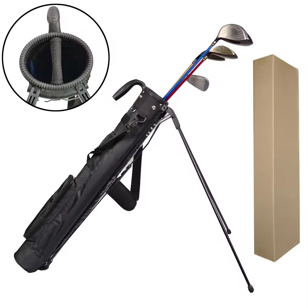 Golf bag with strap and stand Easy to carry, durable pitch golf bag