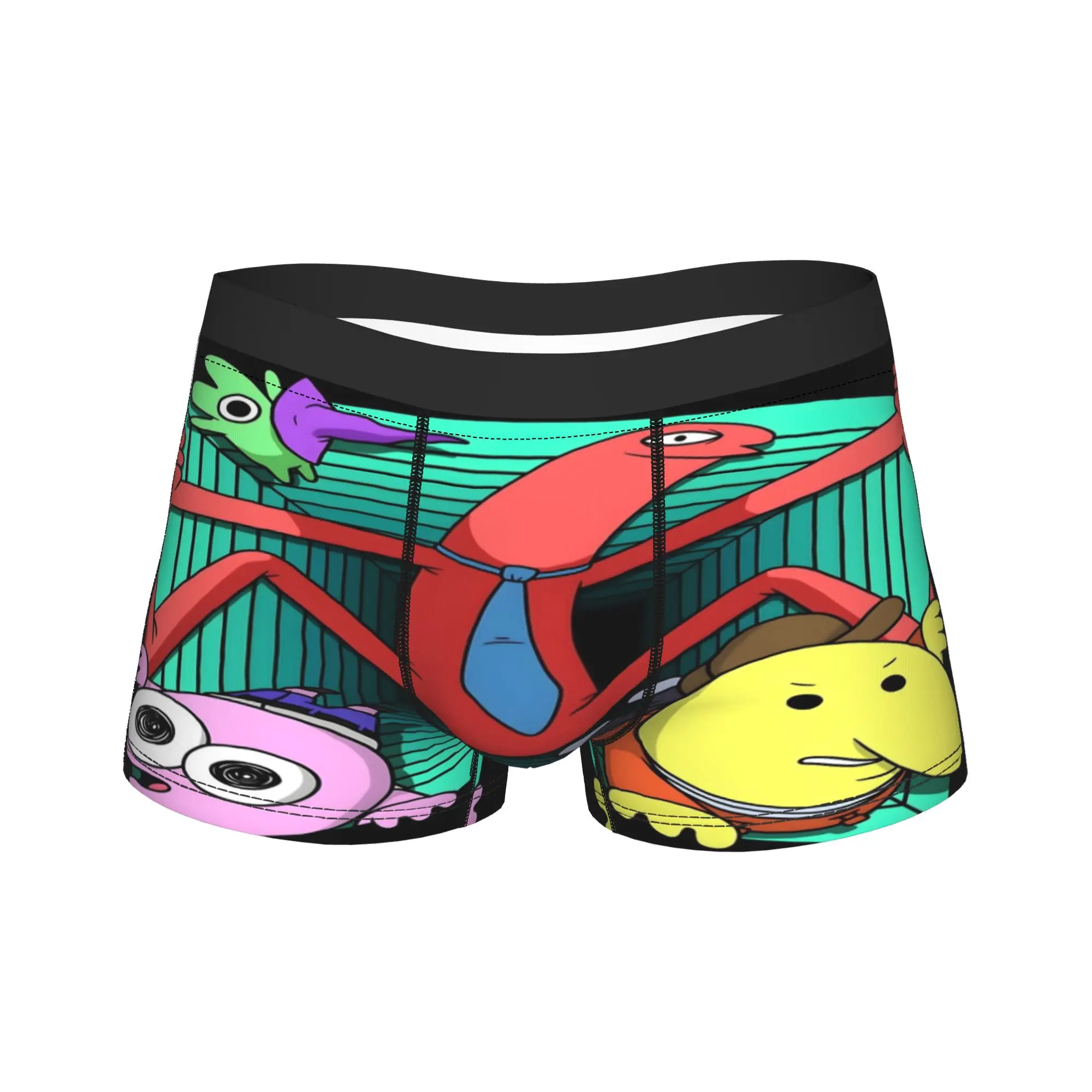 

Новинка, шорты-боксеры с улыбающимися друзьями, висячие шорты, трусы, мужское нижнее белье, дышащие трусы для Homme, большие размеры