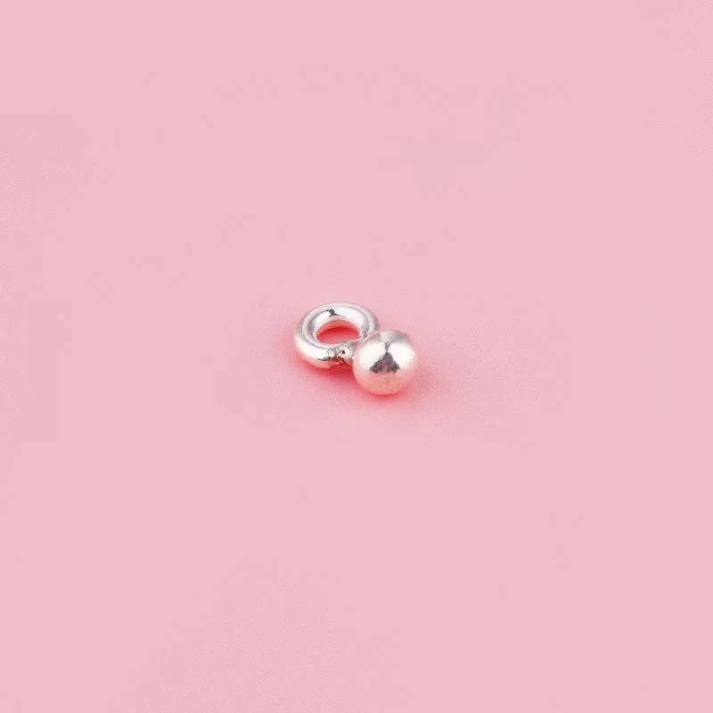 قلادة فول من الفضة النقية S925 إكسسوارات يدوية الصنع سوار فضي مع حبل منسوج من شيانغ ماي تايلاند #5