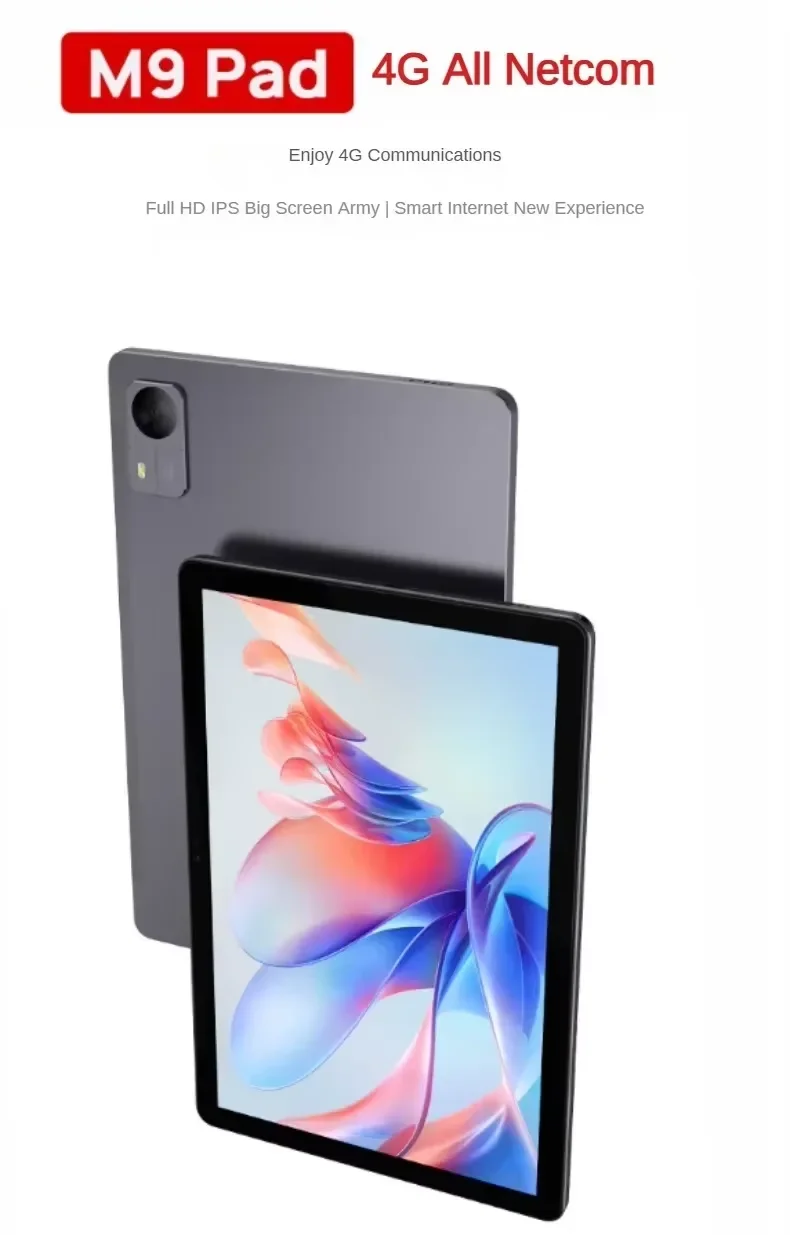 2025 Lenovo ERAZER M9 10.1 "แท็บเล็ต 4G การสื่อสารเครือข่ายแบบเต็มรูปแบบ TUV หน้าจอ IPS GAMING Office Entertainment