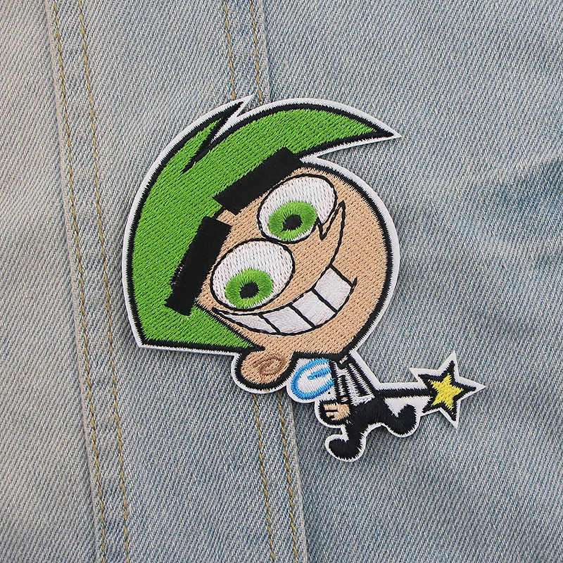 Fantasy Animation Embroidered Patch for Clothing Jackets Thermoadhesive Patch DIY Iron on Patch Applique Sticker Accessories