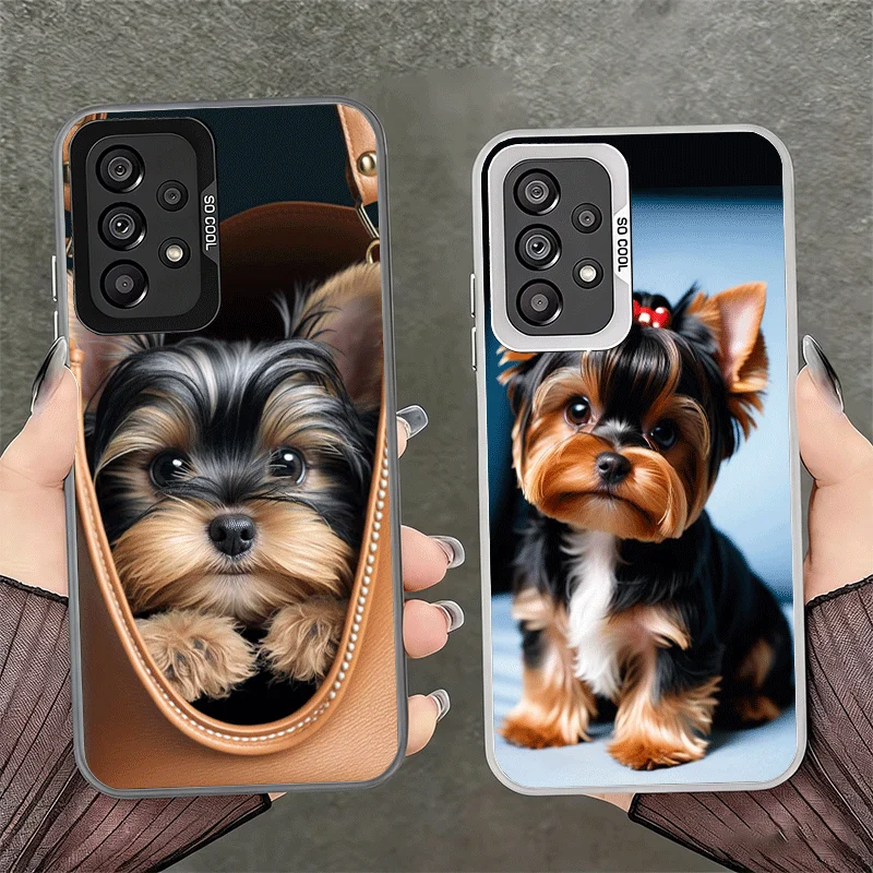Yorkshire Terrier Dog Soft Phone Case for Samsung A17 A16 A15 A14 A13 A57 A56 A55 A54 A53 A37 A36 A35 A34 A33 A26 A25 A24 A23 A5