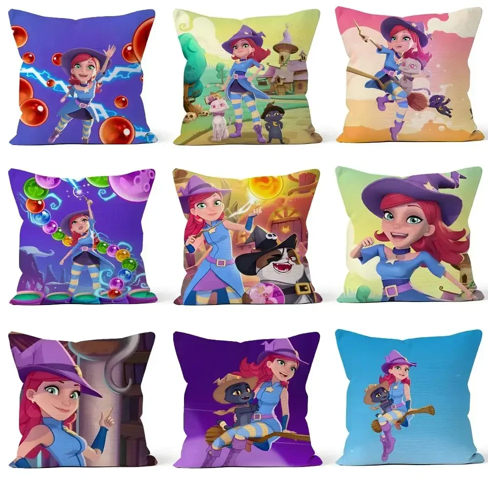 Saga Stella Cover Throw Pillow Cover Soft Short Witch Plush Bubble Case For Sofa Game Bedroom Wilbur Cozy Home Decor