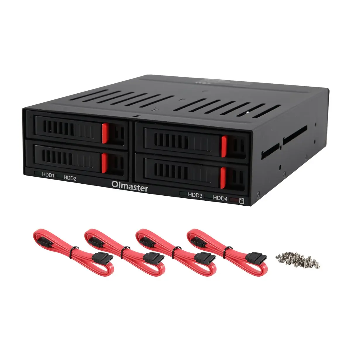 A14M  He-2006 4 Slots Sata Internal Rack 2.5 Inch Hard Drive Case Internal Mobile Rack With Led Indicator Built-In Fan