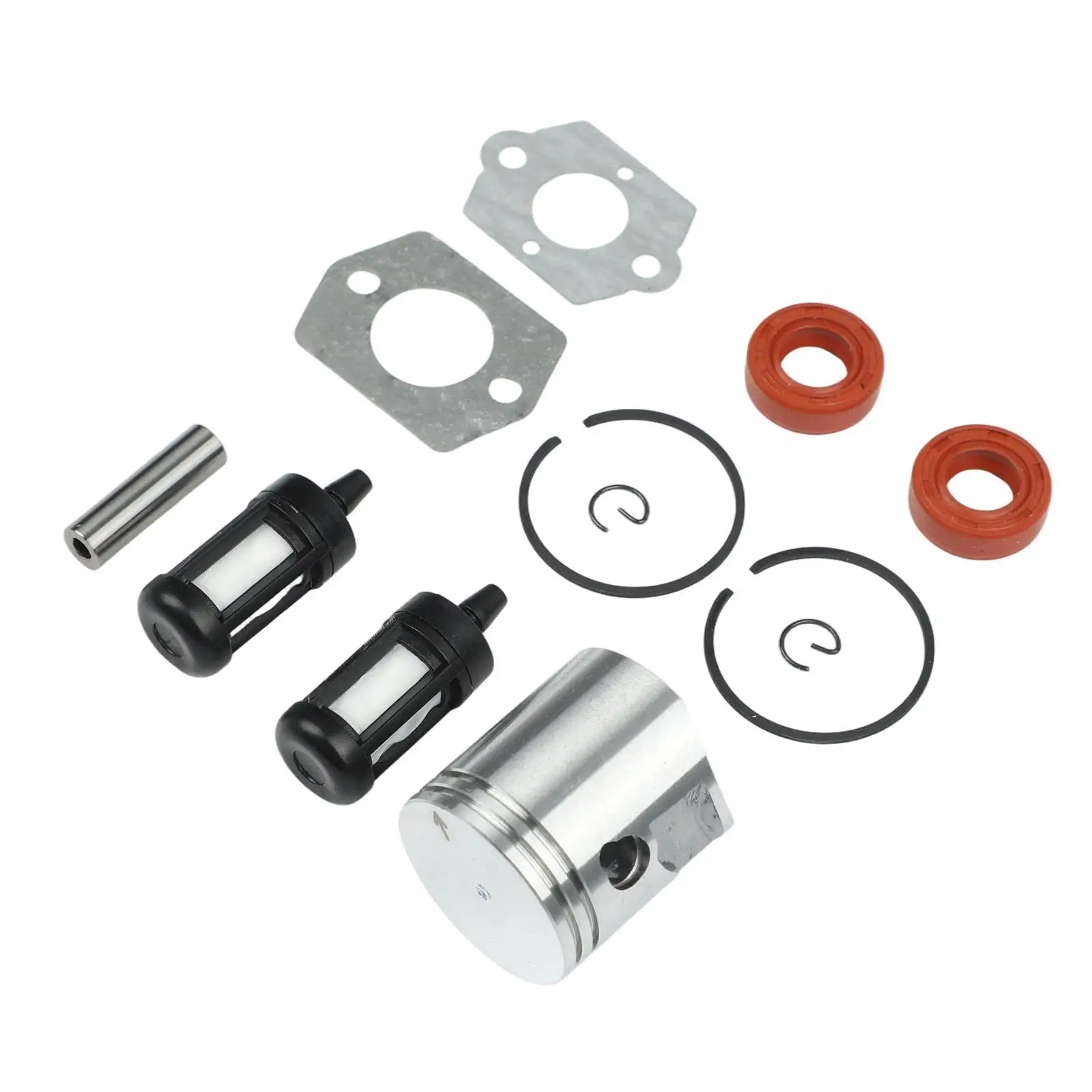 مجموعة إعادة بناء حشية جزء أداة الطاقة كجموعة أسطوانات الصورة تتضمن مجموعة حشيات معدنية لإصلاح معدات الحدائق