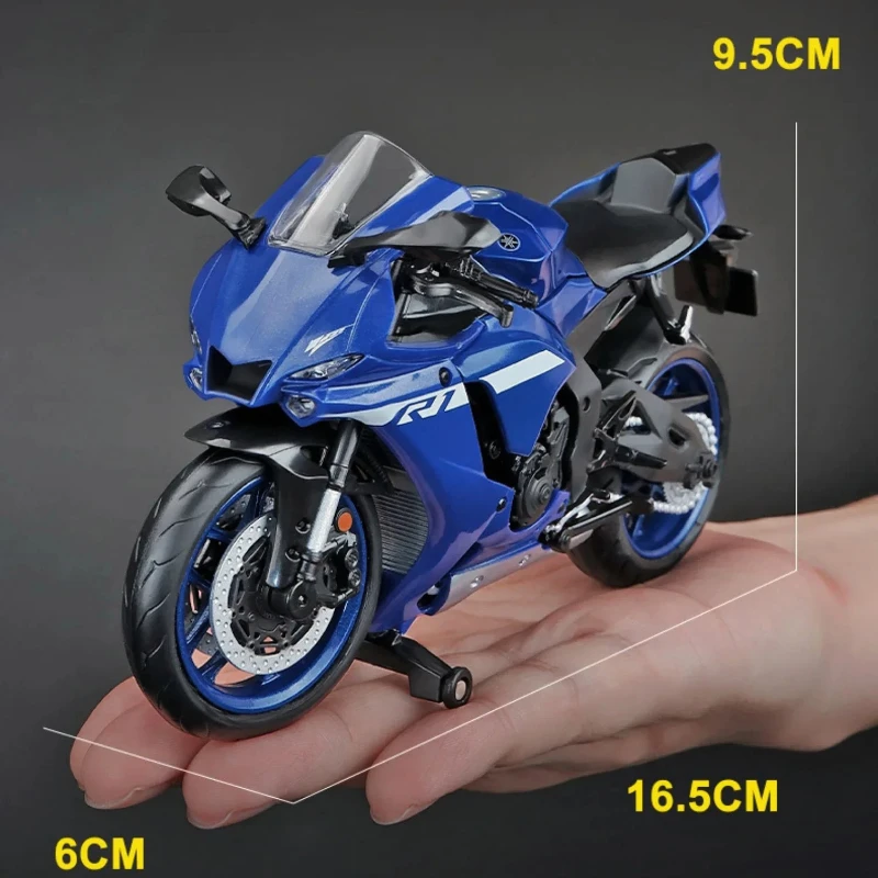 

1:12 YZF-R1M alloy motorcycle simulation toy locomotive desktop ornament decoration children's toy gift