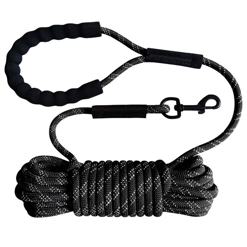 5/10/15m Hundeleine Lange Reflektierende Leine für Kleine Mittlere Große Hunde Outdoor Welpen Katzen Hundetraining Spaziergangleine