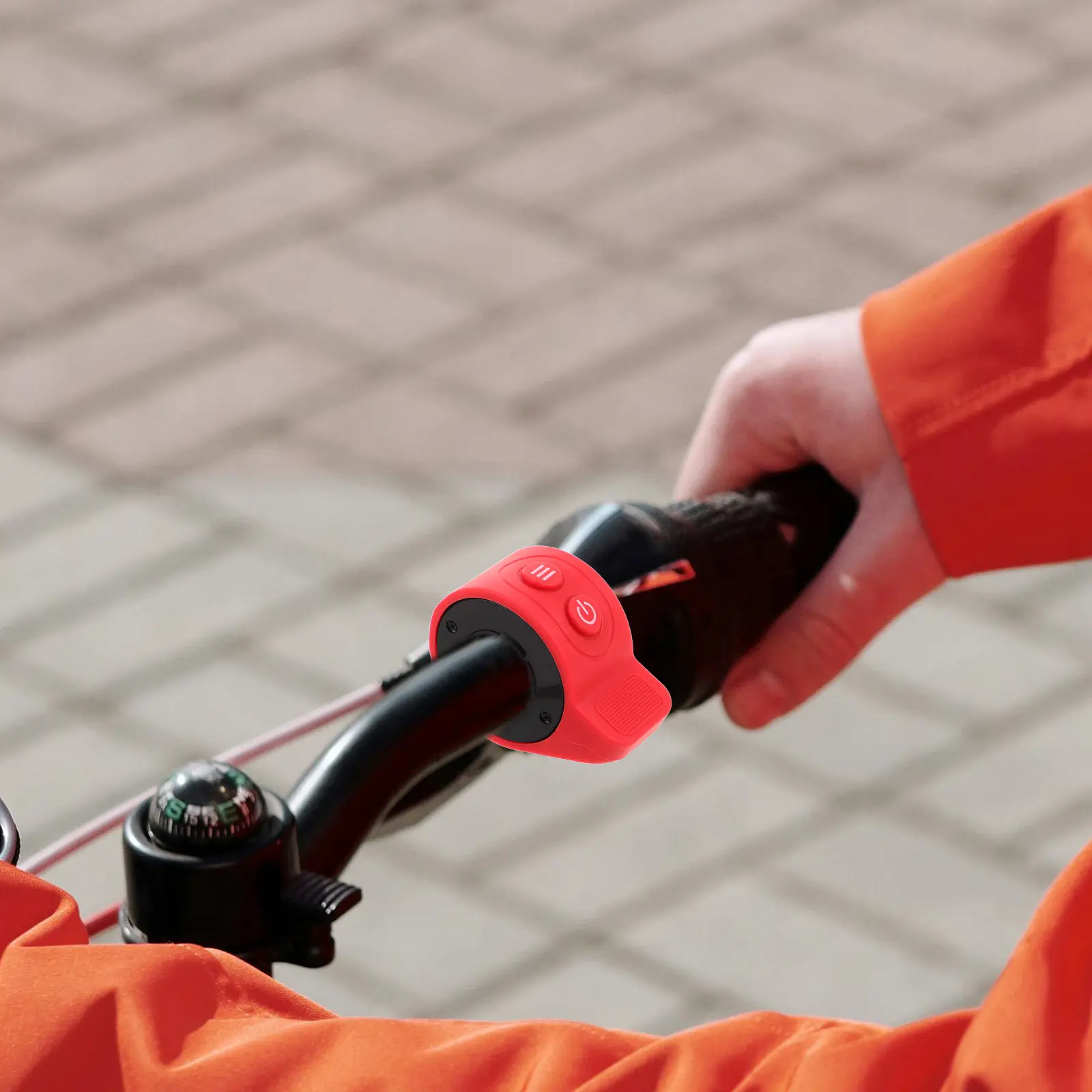

Electric Scooter Thumb Throttle Replacement Ergonomic Accelerator Easy Install Scooter Thumb for Electric Kick