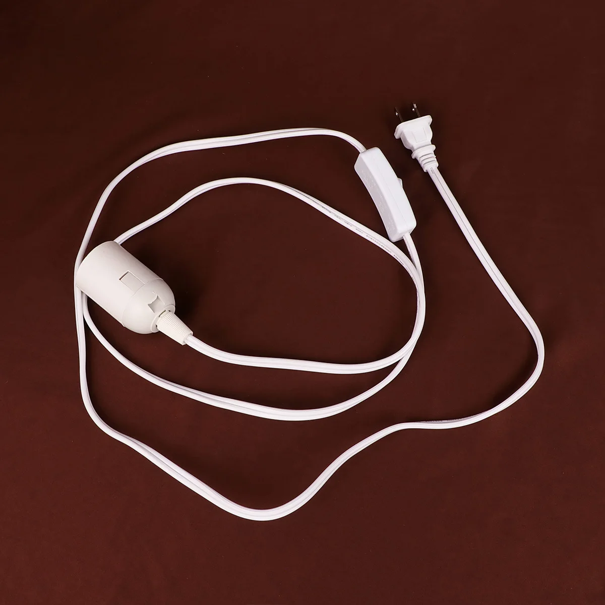 

1.8m Lamp Head DIY E26 Socket Standard Size on Off Switch for Ceiling Light Hanging Pendant Lamp Country Style Chandelier