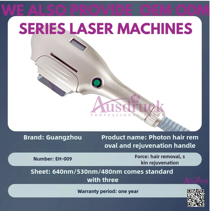 Ausdruck Premium DPL Hair Removal Tender Handle - Quality Selection, High Reliability for Smooth Skin