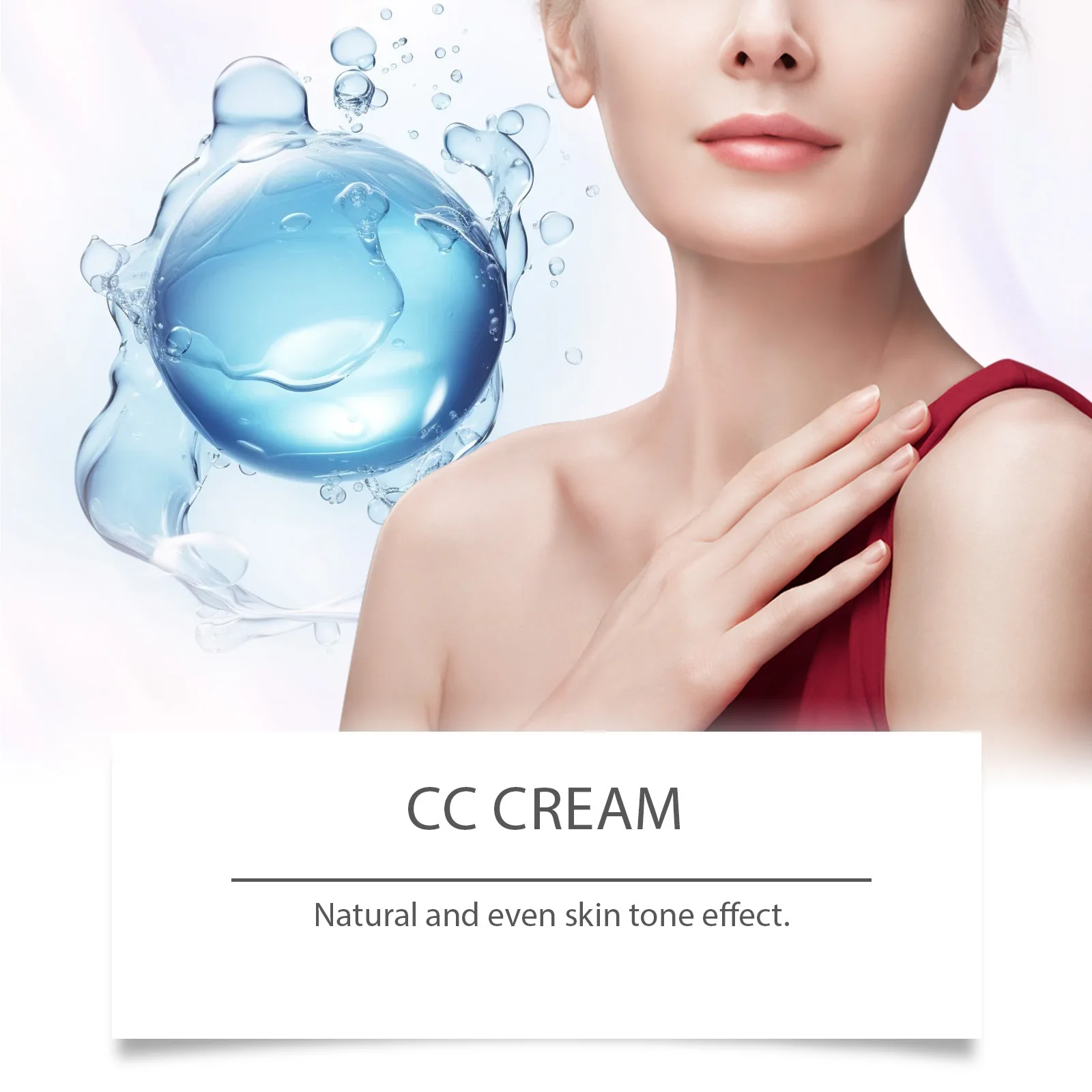 CC クリーム ハイドレーティング ファンデーション リキッド Spf43 均一な肌の色調 ブライトニング 軽量モイスチャライザー 長持ちするナチュラル仕上げメイクアップ