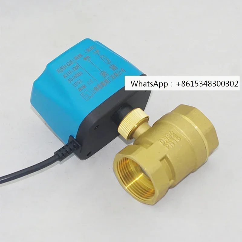 Solar electromagnetic valve electric ADC12V24V220V air conditioning temperature control two way and three way ball valve