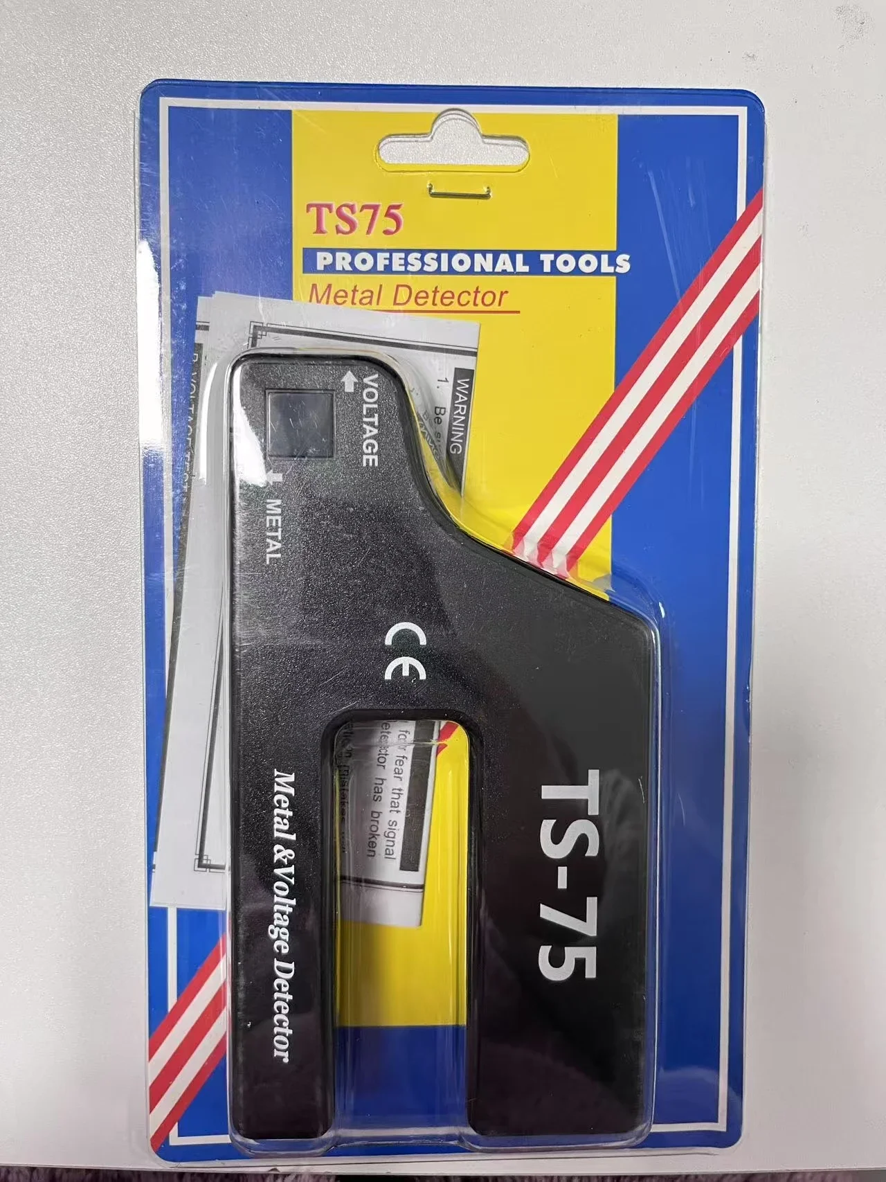 Metal detector TS75 two in one metal detector precision voltage sensor audible and visual alarm