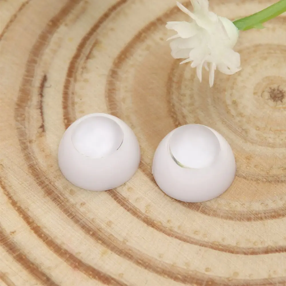 1 مجموعة عالية الجودة نصف جولة الاكريليك دمية عيون 8 ~ 26 مللي متر مقلة العين ملحقات لعبة DIY بها بنفسك الشائكة الطين الطين اللعب #3