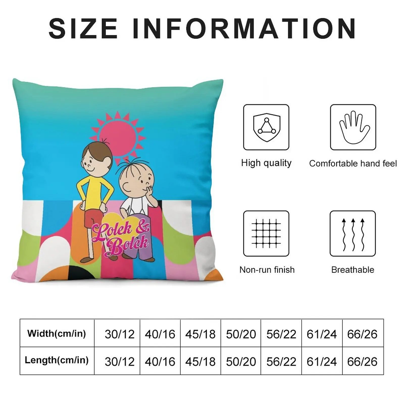 Lolek and Bolek is a funny Polish series with two lovable cartoon characters from the 60's Throw Pillow Cushion Cover Set pillow