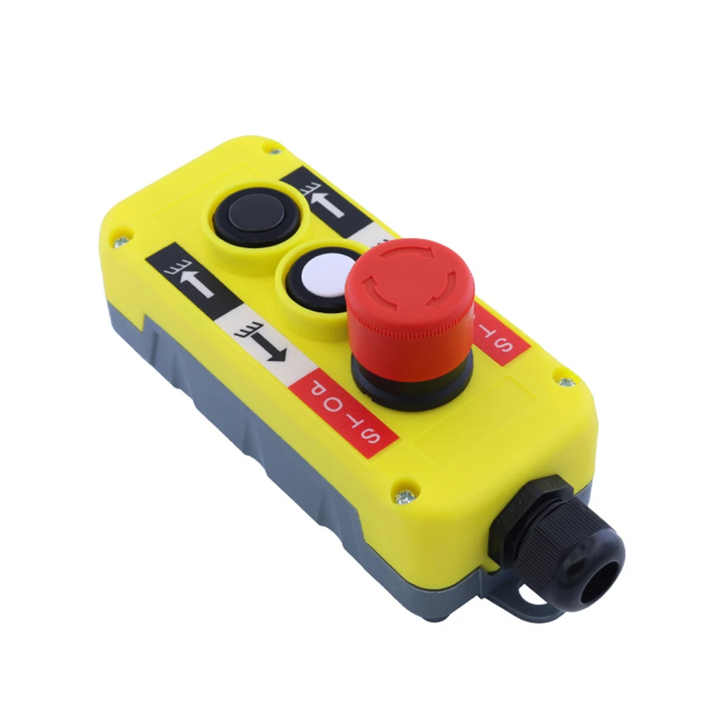 ABS Truck Tail Plate Control Button Box Easy Operation Easy To Install