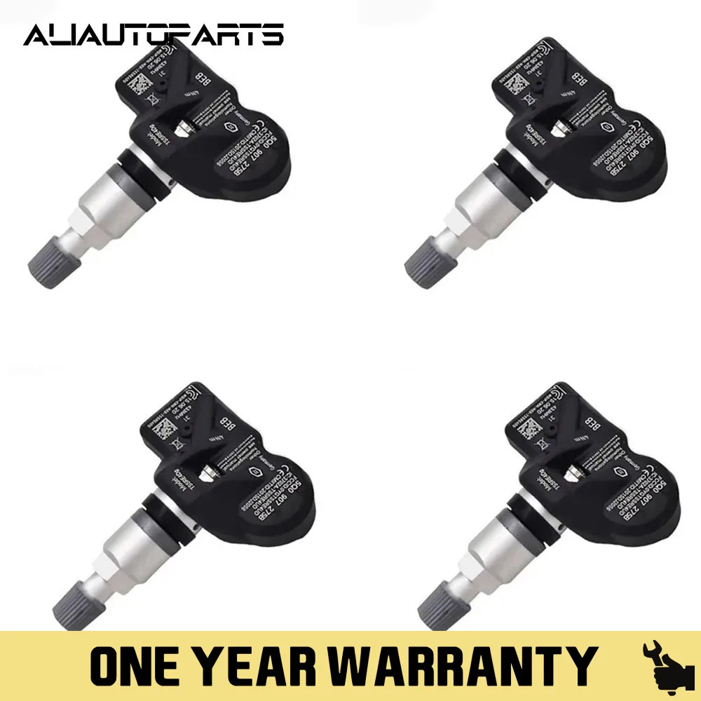 4 шт. 5Q0907275B Датчик давления в шинах TPMS для Volkswagen Тiguan Touareg для Audi A3 A4 A7 A8 для Porsche 911 433 МГц