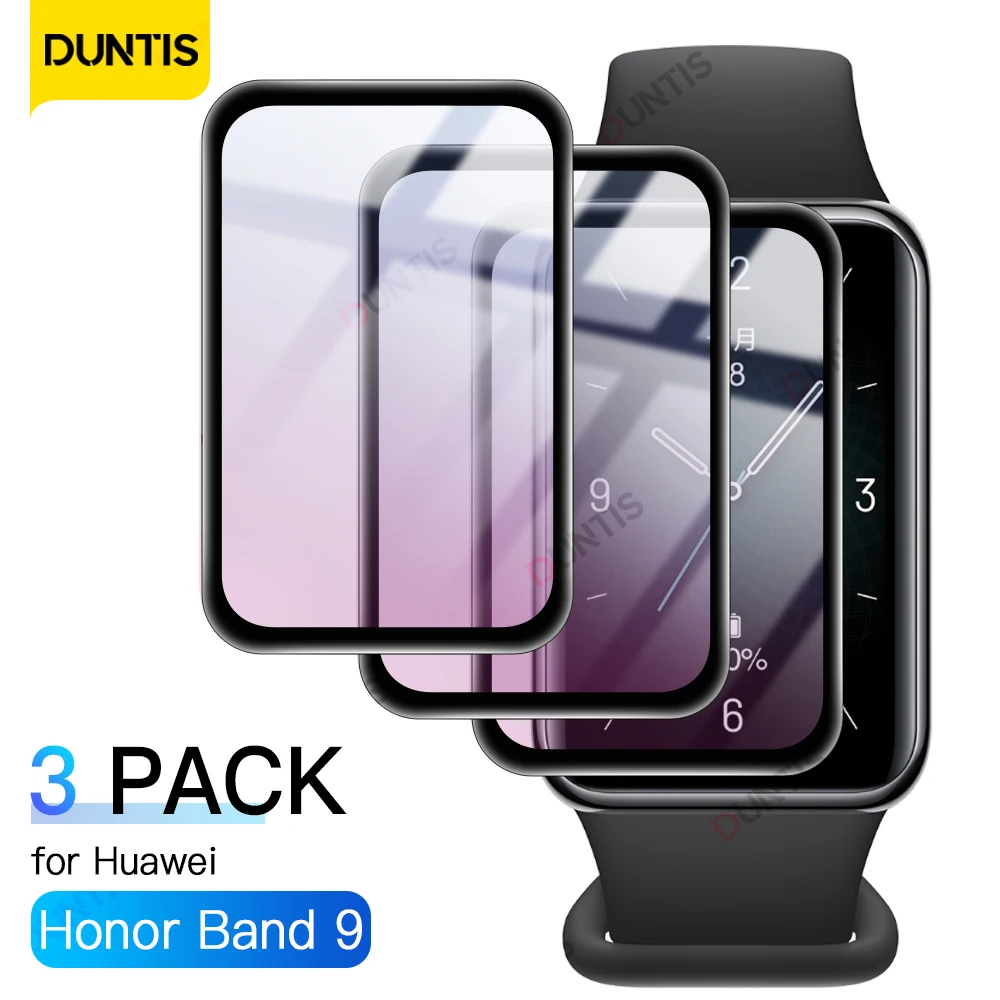 3Pack Voor Huawei Honor Band 9 Screen Protector Anti-Kras Film Voor Honor Band9 Rondom Dekking Beschermende Film Accessoires