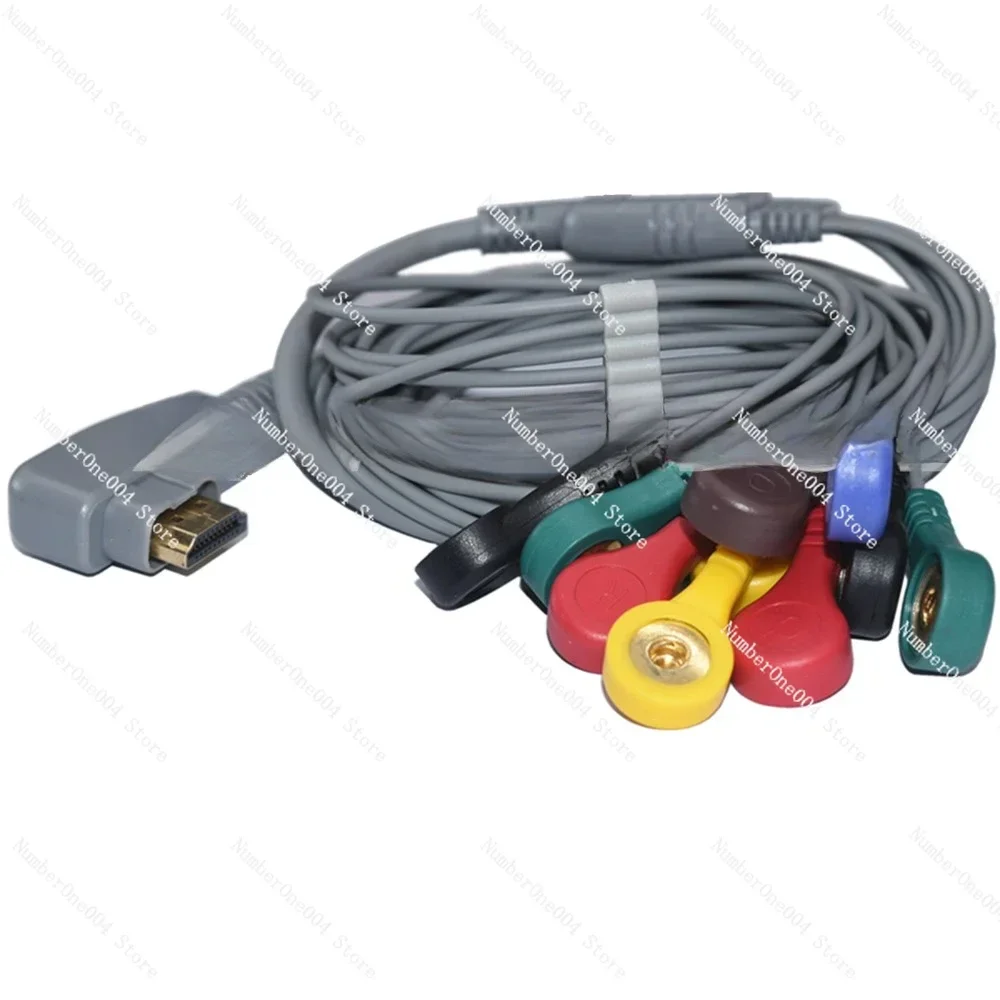 Applicable to Compatible with DMS300-4A Dynamic ECG Lead Cable, Dynamic 12 Lead Cable, Does Not Sell Machines