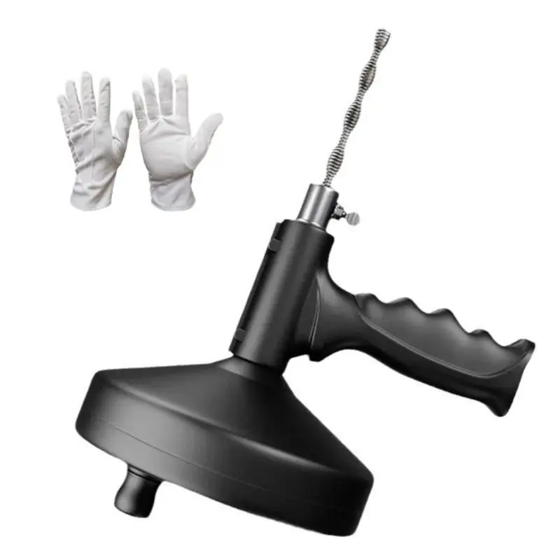 

Durable 17 Feet Drain Cleaner With Flexible Steel Cable For Kitchen Sink Shower And Toilet Clog Removal D2RD