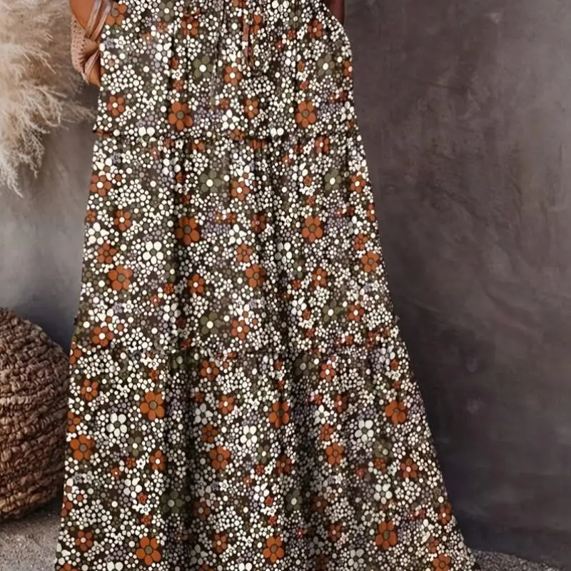 

Новая женская длинная пляжная юбка с высокой талией, свободного кроя, 2025 года, для трансграничной торговли, в стиле Ele Sister Sle Ciwalk, из ПВХ...