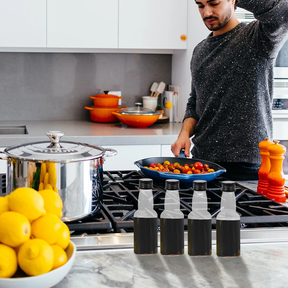 

50 Pcs Bottled Small Juice Bottles Clear Juicing Reusable Liquids Empty for Drinks Travel