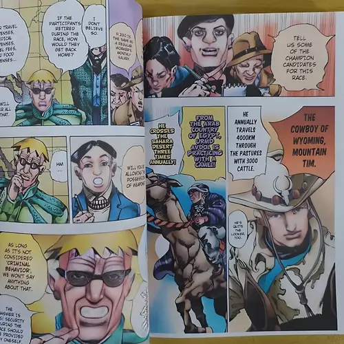 Steel Ball Run Vol.1-3 Manga Book JOJO's Bizarre Adventure Part7 Japanese Youth Comic Books English Comic Books - Image 5