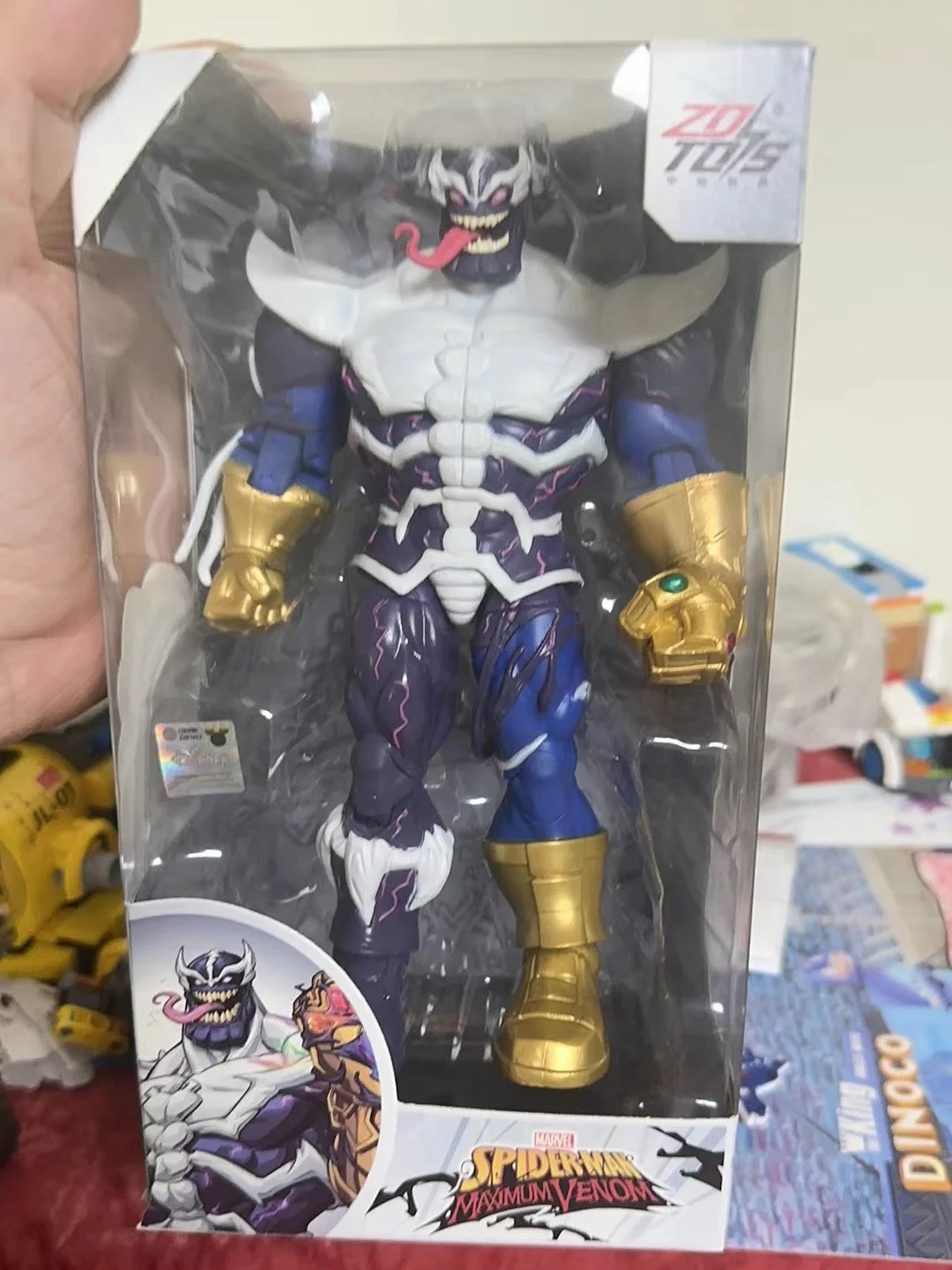 Original Zd Venom Parasitic Spider Man Iron Man Thanos Captain America Black Panther Action Figure Marvel Legends Toys Gifts - view 3