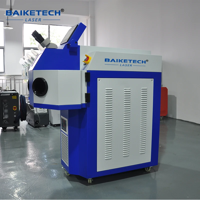 300W draagbare vloerstaande goud zilver roestvrij staal metalen sieraden YAG laserlasmachine fabrieksprijs