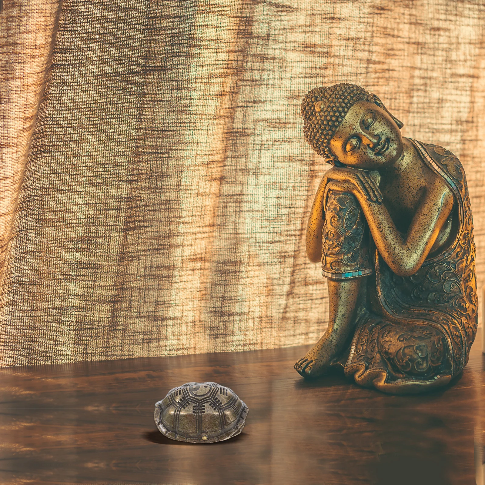 Narzędzie do wróżb z łuski żółwia, wzór I Ching, przenośne, ręczne, Feng Shui, szczęście, wróżbiarstwo, dekoracja do domu i biura