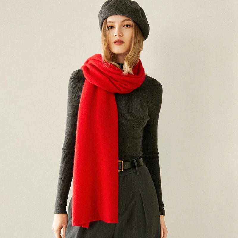 Cashmere Scarf for Women, 100% Goat Cashmere, Knitting Scarves, Soft and Fashionable, Best Quality, New Arrival, 180*45cm