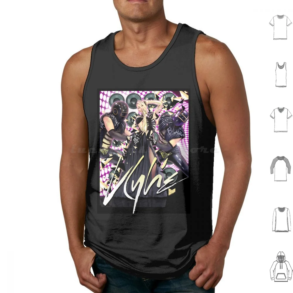 Kylie X Tour Tank Tops Vest Sleeveless Kylie Minogue Kylie Obe Neighbours Tv Show Charlene Robinson Vintage Tour Boho Chic