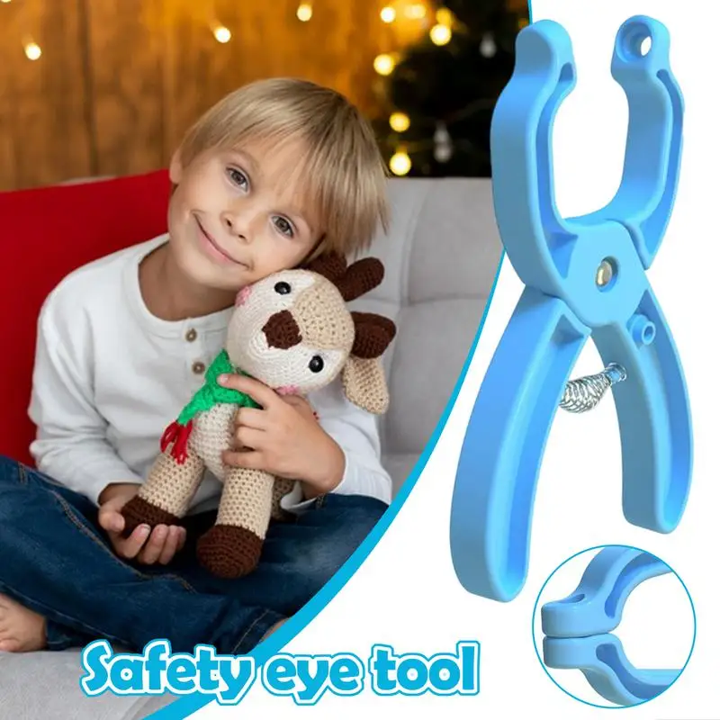 Knitting Crochet Doll Safety Eye Pliers Tool 3D Printed Amigurumi Crocheting Safety Eye Attaching Pliers