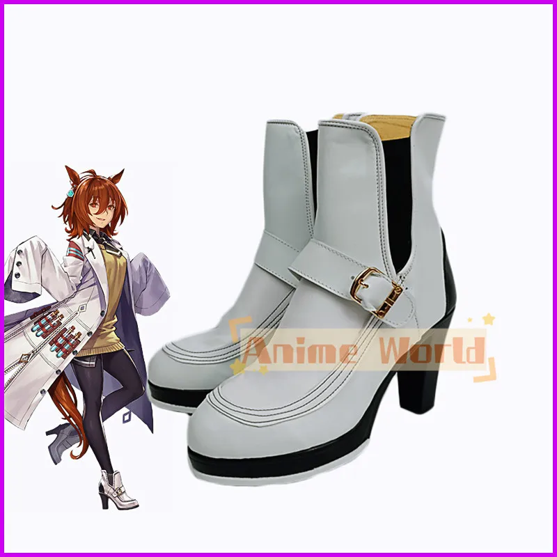 

Anime Game Umamusume: Pretty Derby Agnes Tachyon Cos Cosplay Shoes Boots Adult Children Halloween Party Costume Accessories