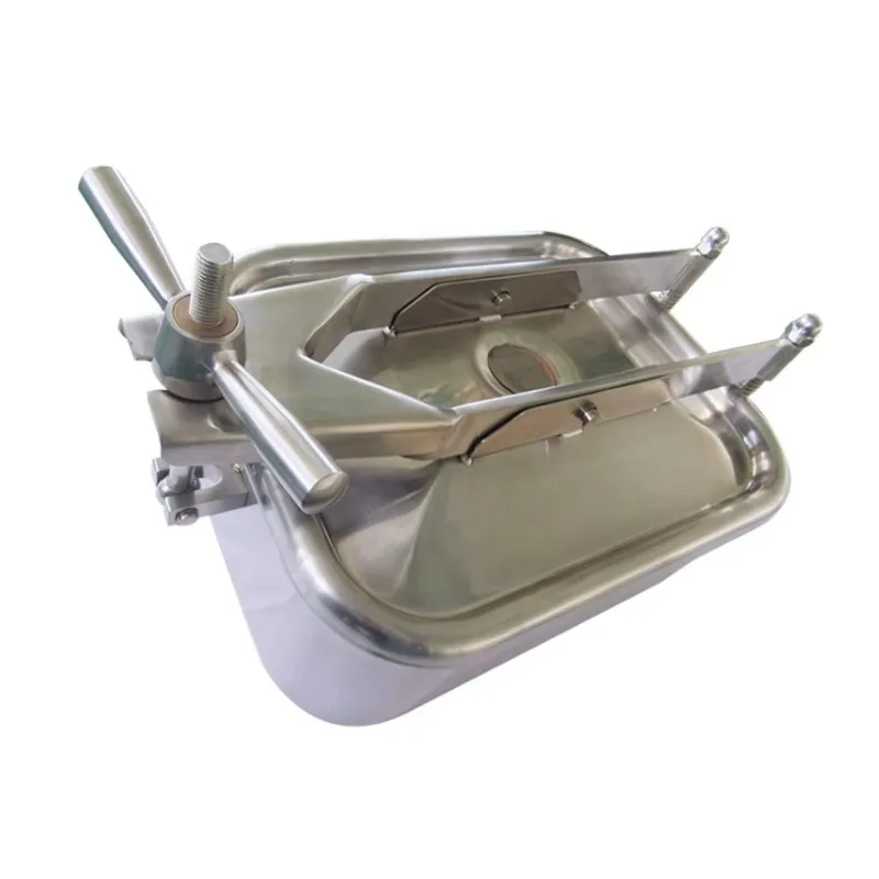 High quality beer can equipment manhole cover pressure vessel rectangular manhole