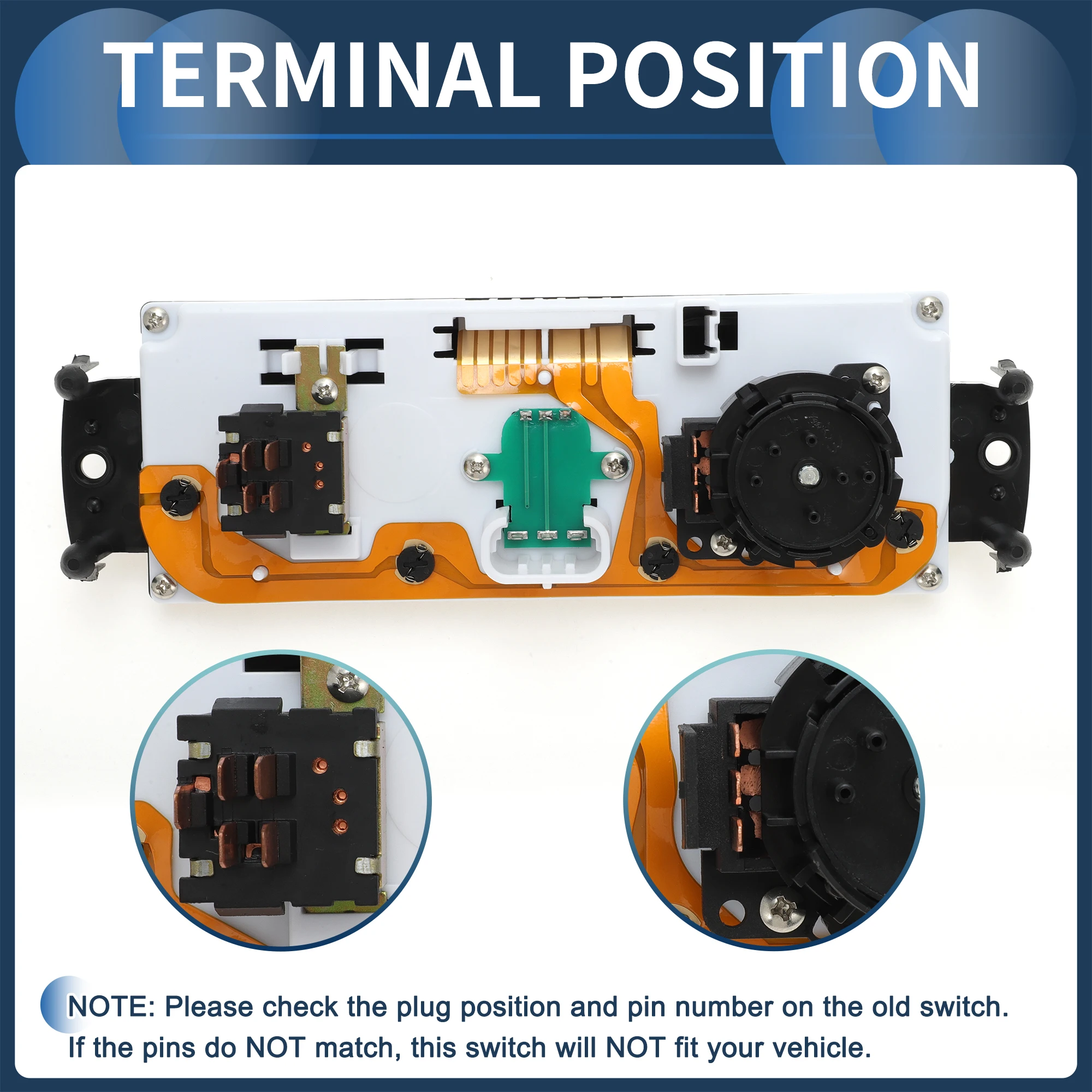 UXCELL No.16233939A クライメートコントロールモジュール シボレー S10 GMC ソノマ用