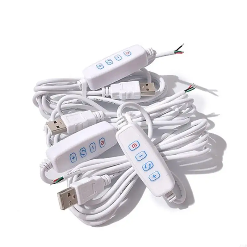 A2UD Светодиодные контроллеры замолки DC5V Светодиодный Dimmer Extension Berd USB -порт Порт -питания кабеля Cable Controllers в
