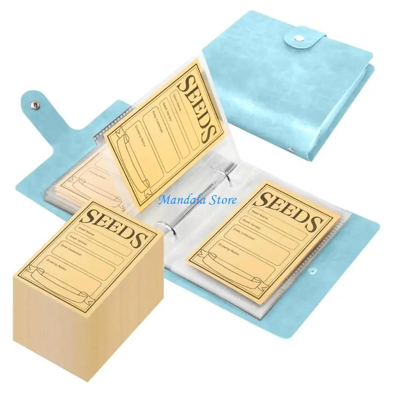 

U2JC Biodegradables Semina Binder Clear Views Pockets Gardening Storage