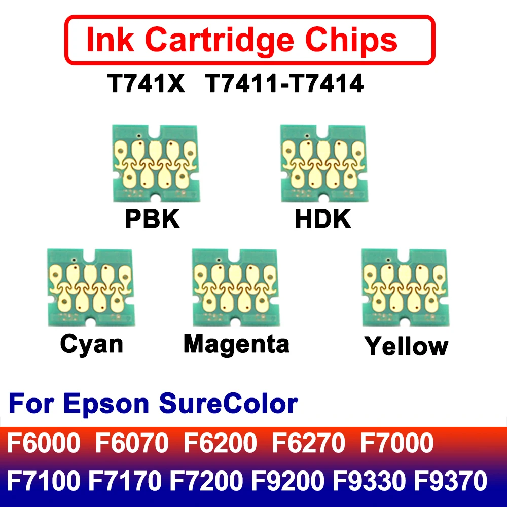 

Newest Ink Refillable Cartridge Chips For Epson F6070 F6000 F6200 F6270 F7000 F7200 F9200