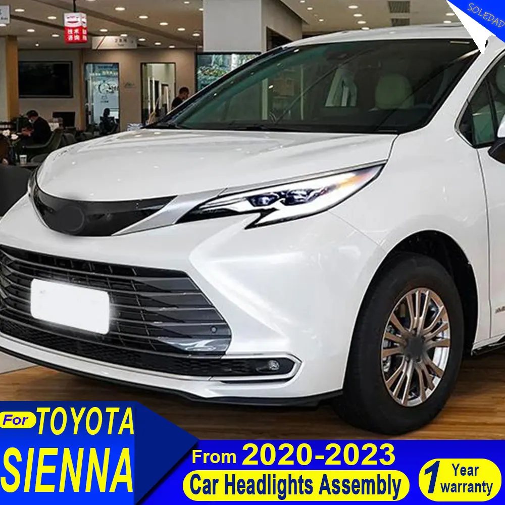 

Car Headlights For Toyota Sienna 2021 2022 2023 Upgrade High Configure Led Front Lights Assembly Accessories