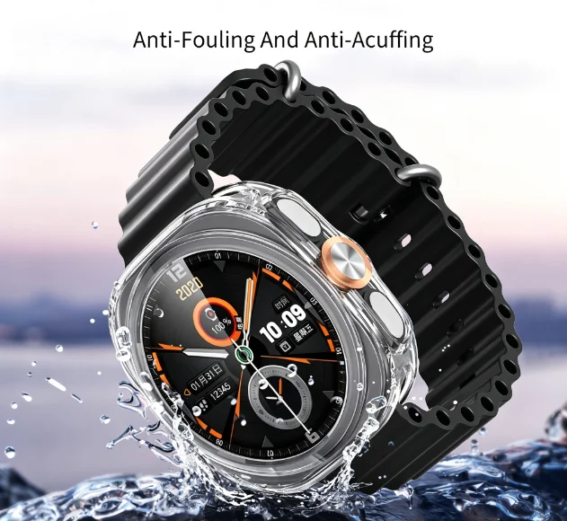 Soft TPU Hollow Out Bumper Case For Samsung Galaxy Watch 7 Ultra 47mm / Ultra2 Protective Shell Cover Smart Accessories
