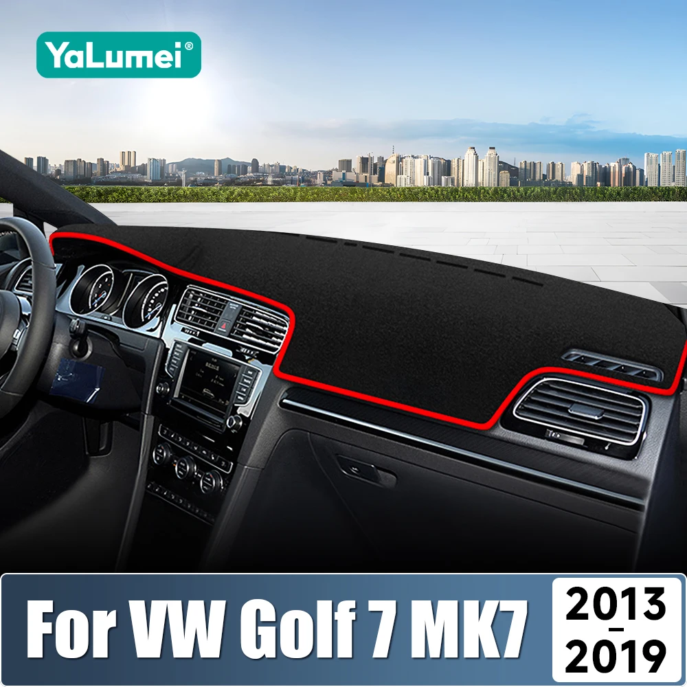 

For Volkswagen VW Golf 7 MK7 2013 2014 2015 2016 2017 2018 2019 Car Dashboard Cover Dash Mat Sun Shade Non-slip Pad Accessories