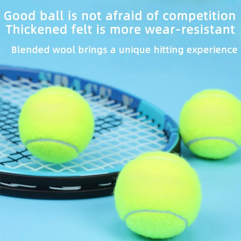Single-person rope tennis rebound trainer with string practice ball high-elasticity rope fixed base Sports and Entertainment
