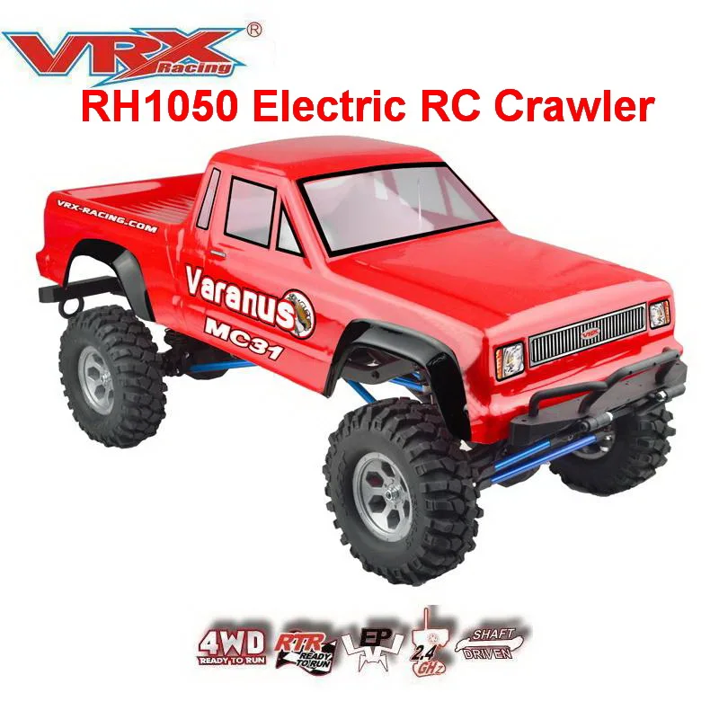 VRX Racing Crawler RC Truck 1:10 Scale Off-Road Rock Climbing 4 Wheels Monster RC Car 40+km/h High-Speed RC Car For Kids