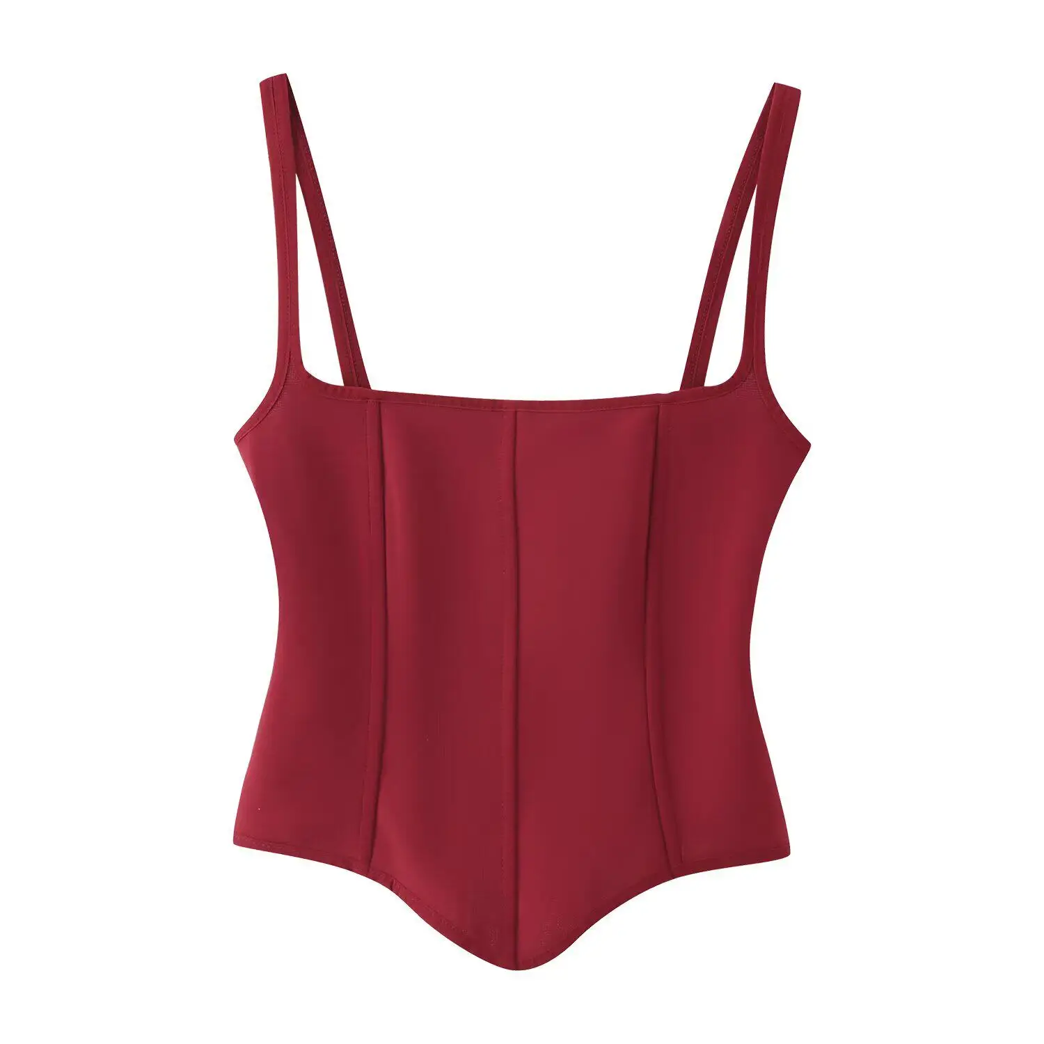 Spring New Arrival Women's Slim Fit Bralette Style Top Elasticity Fashion Commute Style Polyester Fiber Casual Single Piece