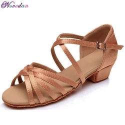 Kinderen Latin Dansschoenen Meisjes Vrouw Ballroom Tango Dansschoenen Groothandel Dansschoenen Voor Meisjes Lage Hak Kinderen Salsa Sandalen