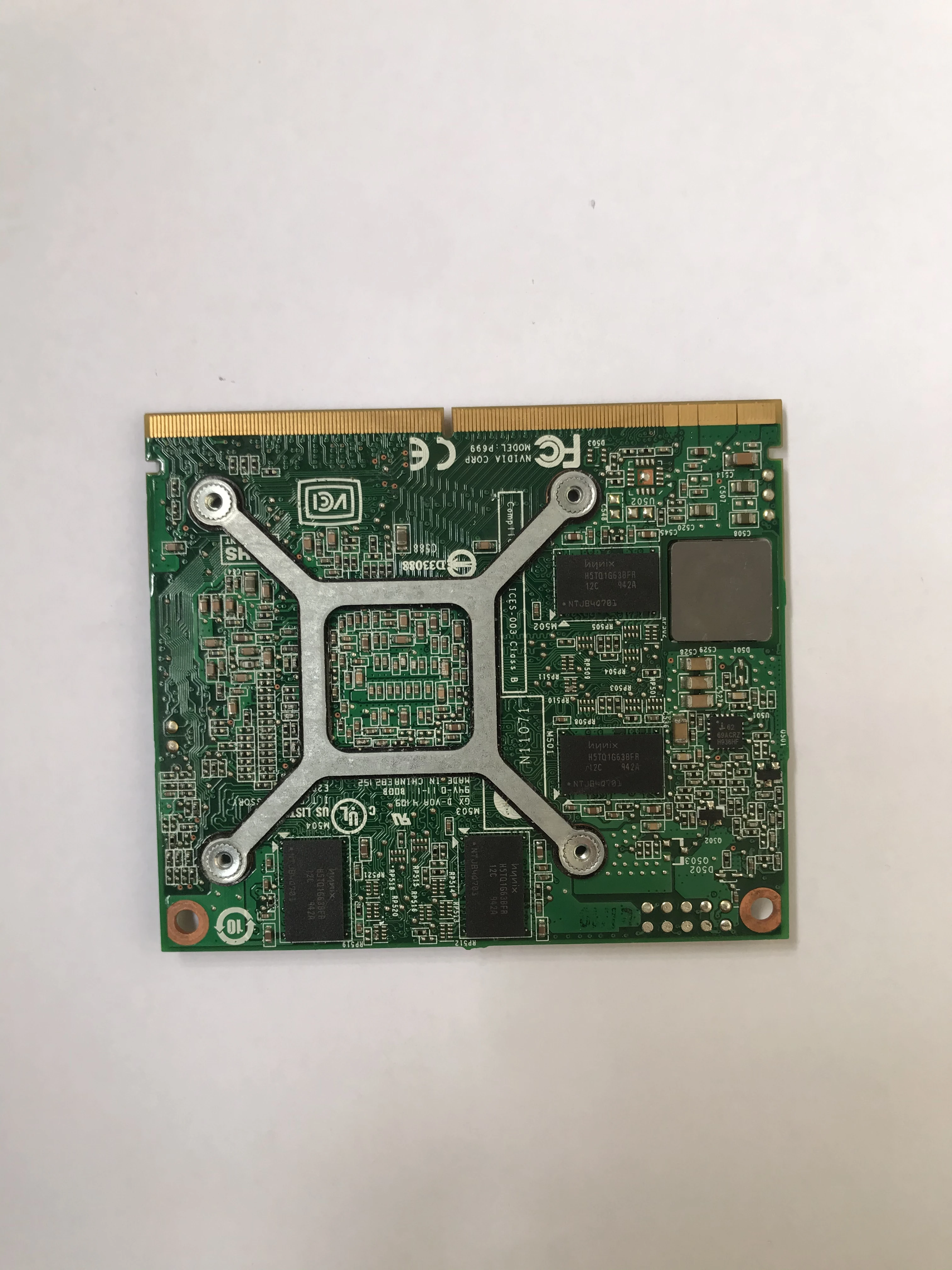 Imagem -06 - Geforce-placa de Vídeo Gráfica para Acer Aspire gt 240m Gt240m 1gb Ddr3 N10p-gs-a2 5739 5935 7738 8735 8940 Laptop